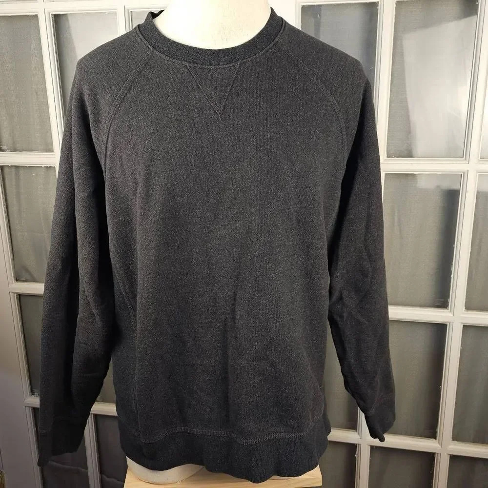 Playback‎ Mens Black Crew Neck Sweatshirt XL